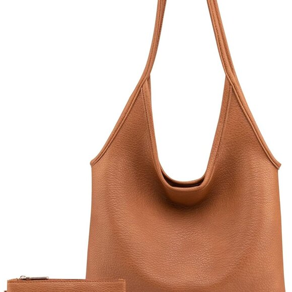 Slouchy Hobo Bags for Women Soft Designer Shoulder Purses Ladies Top Handle Hand - Picture 1 of 6